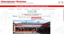 Desktop Screenshot of motorradcenter-oberkotzau.de
